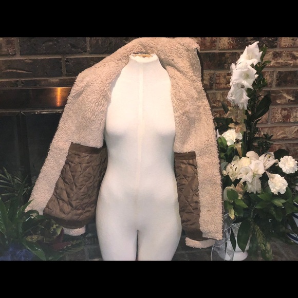 Faux suede jacket - Picture 3 of 4